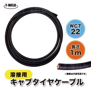 WCT 22スケア 溶接用キャブタイヤケーブル 20m巻 溶接用 2次側 キャブ