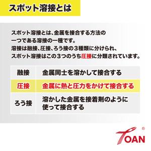 TOAN スポット溶接機 100V TW-10...の詳細画像4