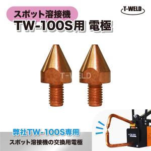 スポット溶接機用 電極 2本セット TOAN型番：TW-100S専用 インボイス対応領収書発行可