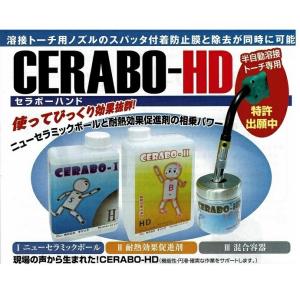 ロボットCO2トーチ ノズルのスパッタ防止&除去用 セラボーSB ロボットCO2トーチ ノズルのスパッタ防止&除去用 セラボーSB