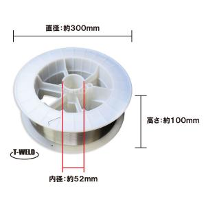 半自動溶接機 ステンレス用 フラックス入りワイ...の詳細画像2