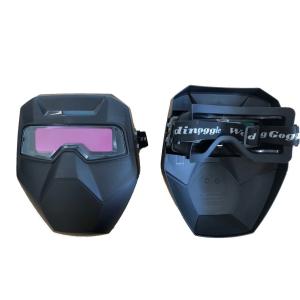 自動遮光溶接マスク 溶接メガネ 取り外し可能 ゴムバンド型−型番：G05　1本単価　高耐久 簡単に電池交換可能