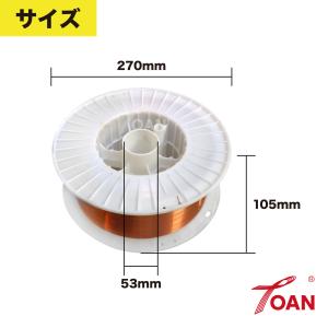 半自動溶接機 軟鋼用 ソリッドワイヤ TW-1...の詳細画像2
