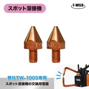 スポット溶接機用 電極 2本セット TOAN型番：TW-100S専用 インボイス対応領収書発行可