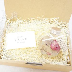 ハーバリウム パープル 花 花束 誕生日 プレ...の詳細画像2