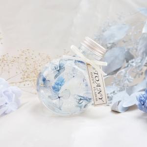 ハーバリウム ボールペン サシェ ブルー 花 ...の詳細画像3