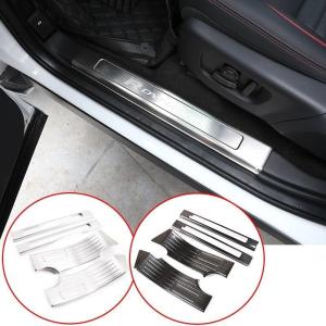 ランドローバーディスカバリースポーツ2021 ステンレスドアシルスカッフプレートプロテクターカバートリム カスタム