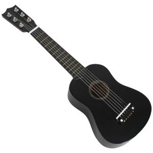 ブラック 21chアコースティックギター 6ストリングアコースティックフォークギター