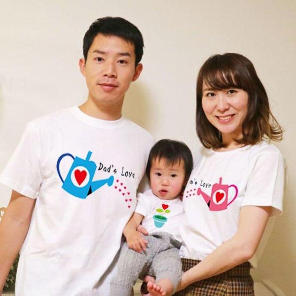 再入荷！親子コーデ tシャツ リンクコーデ 親子お揃いtシャツ 親子 ペアルック ベビー ペアtシャ...