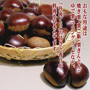丹波栗 たんばくり 2Lサイズ 約1kg 送料...の詳細画像1