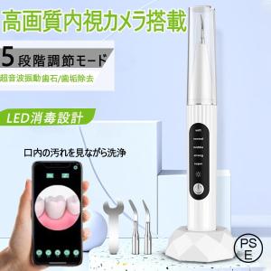 歯石取り 超音波口腔洗浄器 内視カメラ搭載 超音...の商品画像