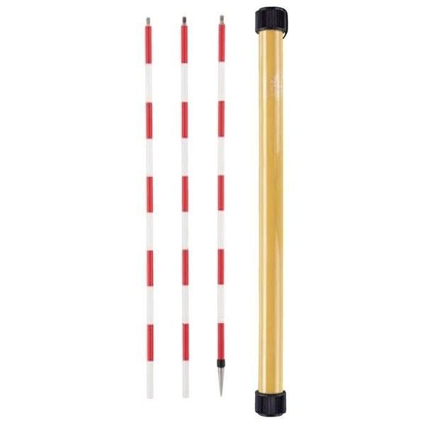 myzox マイゾックス DM用ピンポール DMP-9 500mmｘ3本 径9mm ケース付 測量 ...