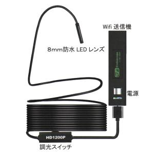 PRODOGUE プロドーグ 検査用内視鏡カメラ PD-WC125 スマホで見れるWiFiカメラ