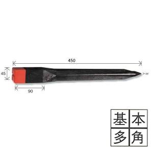 文字入りキャップ 【基本多角（十字）】 リプロ デルタA45 プラスチック境界杭（20本） 45×45×450mm 赤黄白青 [測量 土地家屋調査 プラスチック境界杭]｜tobeyaki