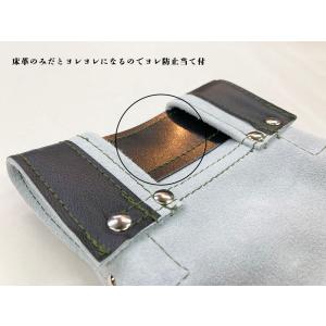 天寿刃物 床皮釘袋 2段 腰袋 【国内法製】 ...の詳細画像3
