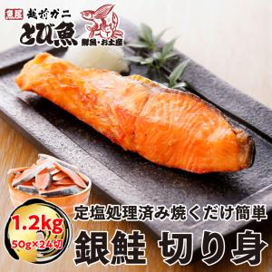 【魚介のプロが選んだ旨い鮭】【骨あり・有塩】銀鮭 切...