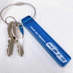 Look for Nature 東武東上線キーホルダー青