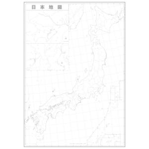 日本白地図