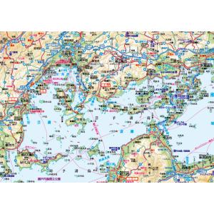 中国・四国全図 A0判 パネル加工 地方図 営...の詳細画像2