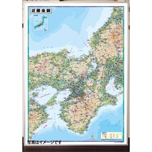 近畿全図　Ｂ０判　パネル加工｜tobunsha-map
