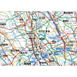 埼玉県全図 B0判 営業戦略 会議室 オフィス...の詳細画像1