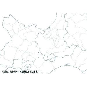 【大判出力】北海道白地図 B0判 営業戦略 大...の詳細画像1