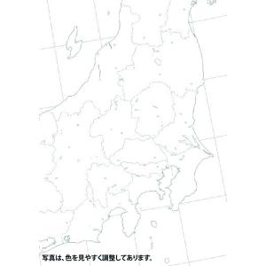 【大判出力】日本白地図 A0判 営業戦略 学習...の詳細画像1