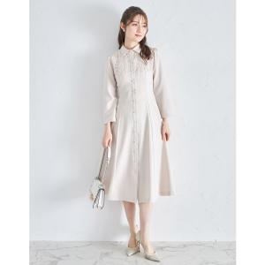 ヨークレース切り替えバックレースアップシャツワンピース【malses マルシス】4月20日再販決定☆｜tocco-closet