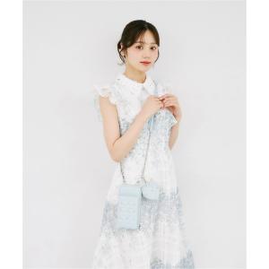 ハートポーチ付きパールビジュー装飾マルチスマホ...の詳細画像4