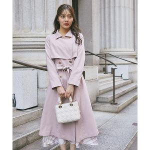 ２ＷＡＹ仕様ゴールド釦ヨークトレンチコート《SpringOuterCollection》《NewLi...