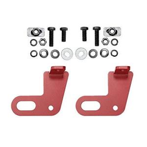 牽引フック新型ジムニーjb64wジムニーシエラjb74wオフロード車両救助後左右2ピース厚さ8mmの厚さのトレーラーフ