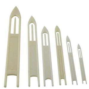 SHADDOCK ネット修理針 手編み網針 ニードルシャトル プラスチック アバリ 補修 網針 6本セット 11cm-30cm