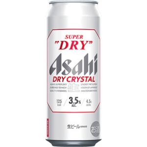 訳あり 賞味期限 2024年5月 アサヒ スーパードライ ドライクリスタル 500ml缶×24本｜tochishou