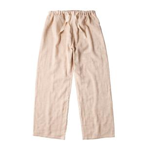 ガーゼパジャマパンツ 単品 ダブルガーゼ 茶 M L