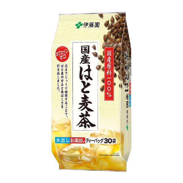 伝承の健康茶 伊藤園 国産はと麦茶 ティーバッグ 4.0g×30袋