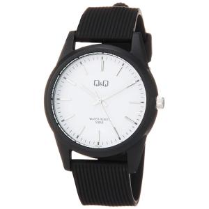 [シチズン Q&Q] 腕時計 アナログ 防水 ウレタンベルト VS40-003 メンズ ホワイト