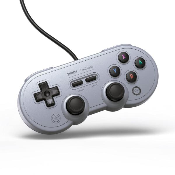 8bitdo SN30 Pro USBゲームパッド有線ゲームコントローラ用 Windows/Swit...