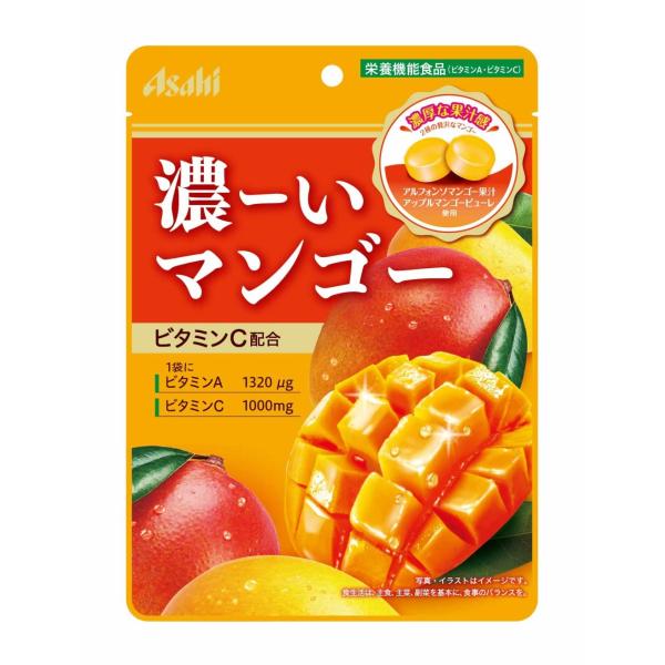 アサヒグループ食品 濃ーいマンゴー 80g×6袋