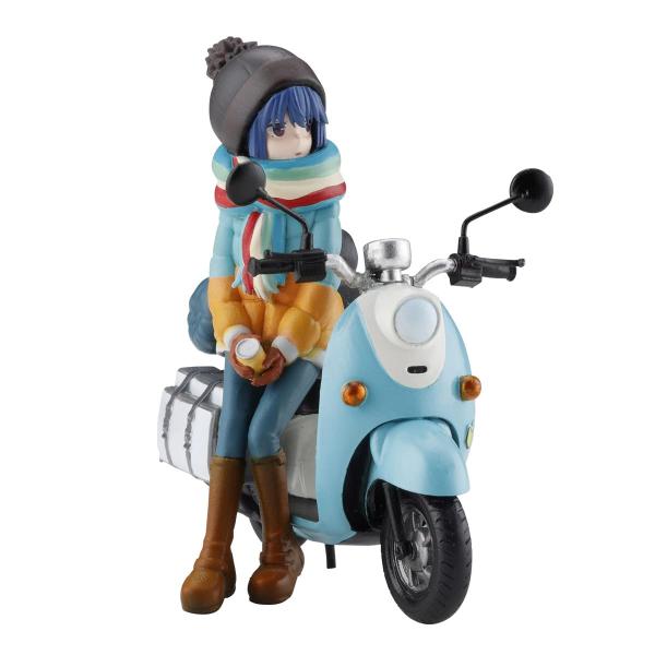 海洋堂 アートプラ ARTPLA ゆるキャン△ 志摩リンとバイクセット 1/24アニメスケール 未塗...