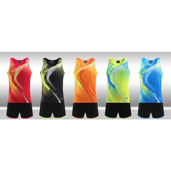 陸上競技用ユニフォーム、マラソン、短距離走、トレーニング、男女サイズあり、吸汗性、通気性、快適性、8...