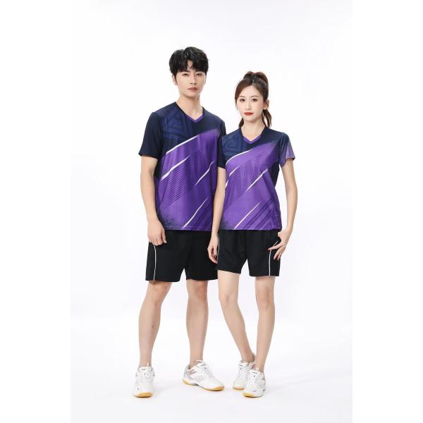 バドミントン・卓球・テニスユニフォーム1 球技用、男性用、女性(子供)用、通気性、快適性のあるユニフ...