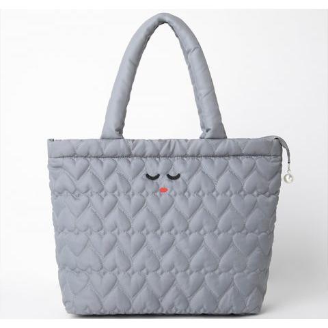 アジョリー a-jolie キルティングバッグ 大容量バッグ ふわふわバッグ ファスナー付き パール...