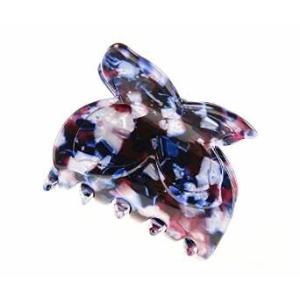 べっ甲風 ヘア　バンス　クリップ　蝶々型　上質　ヘアアクセサリー　レディース　バンス　クリップ　特選...