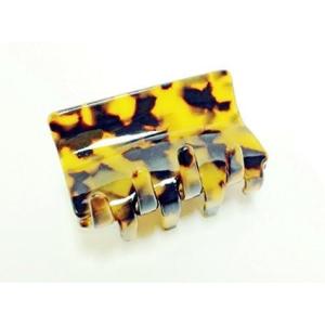 べっ甲風 バンスクリップ　上質　ミニ　クリップ　髪アクセサリー　レディース　バンス　クリップ　特選バ...