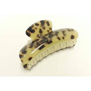 べっ甲風 ヘアバンス　大きいサイズ　バンスクリップ　上質　髪アクセサリー　レディース　バンス　クリッ...