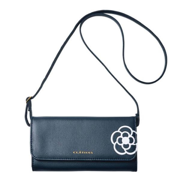 クレイサス CLATHAS お財布ポシェット カメリアプリント 上品バッグ 超軽量バッグ おしゃれな...