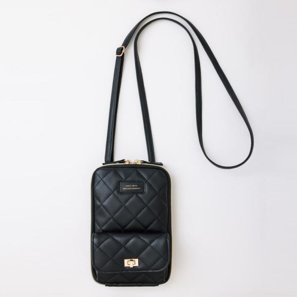 23区 キルティング スマホショルダー 3ポケット＆仕切りつき！ 超便利ポーチ お出かけ 高級感あり...