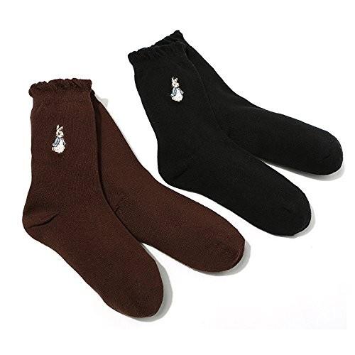 PETER RABBIT　ピーターラビット　シンプル　うさぎ　刺繍入り　ソックス　靴下　可愛い靴下　...