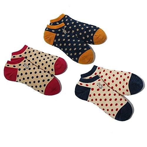 PETER RABBIT　ピーターラビット　おしゃれ　水玉　ソックス　靴下　可愛い靴下　3足セット