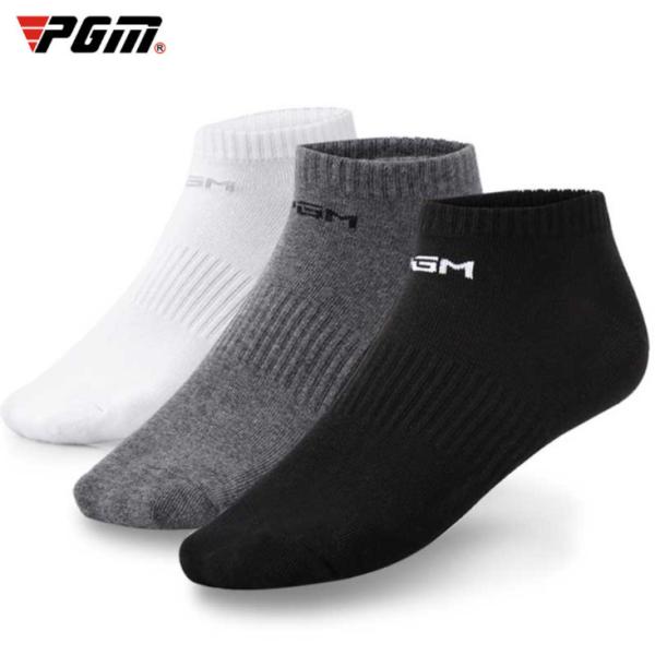 PGM メンズ用　メンズソックス　ゴルフソックス　スポーツソックス　くつした　吸汗　速乾　通気　